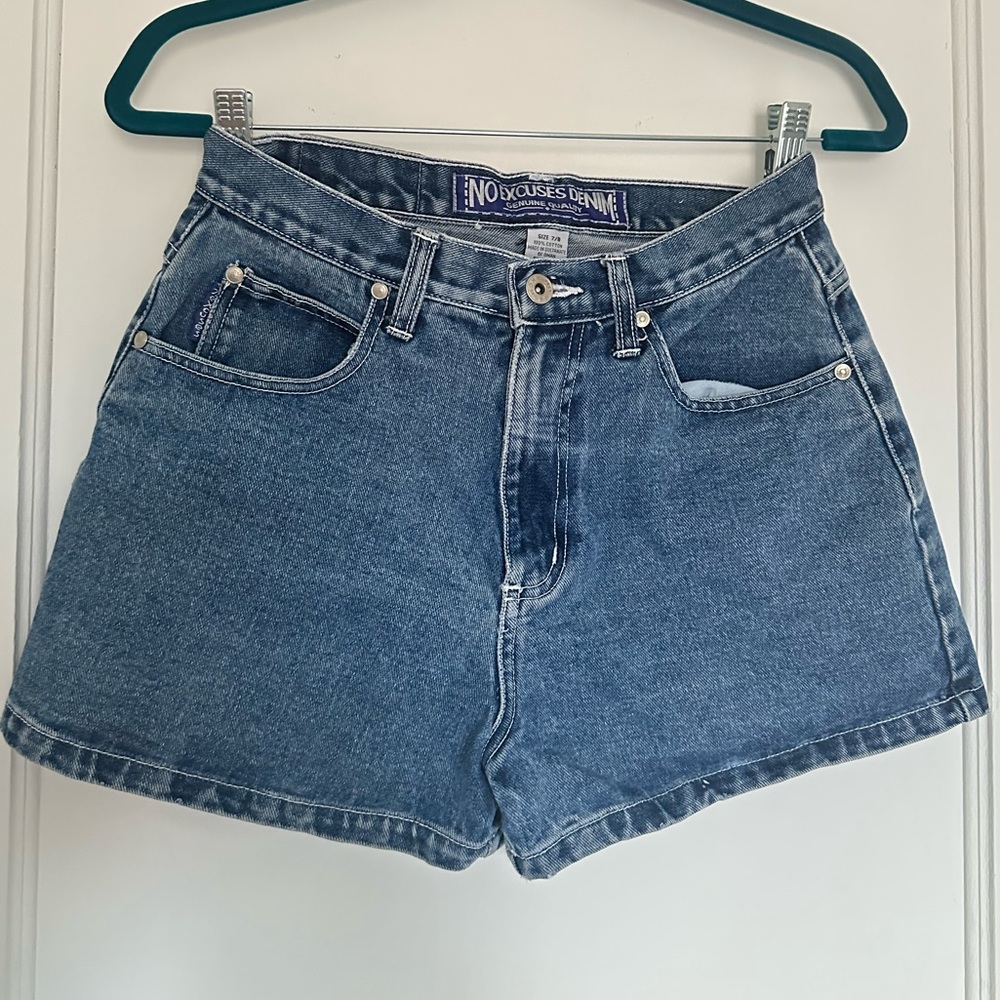 Vintage No Excuses Denim Y2K Jean Shorts